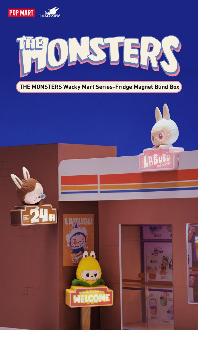 POP MART THE MONSTERS Wacky Mart Series-Fridge Magnet Blind Box
