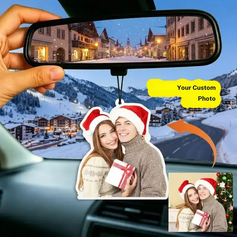 Customized double sided photo air freshener odor control car interior, couple suspension accessories, wardrobe multi purpose | car accessories, Christmas gifts | personalized gifts | Christmas customized gifts