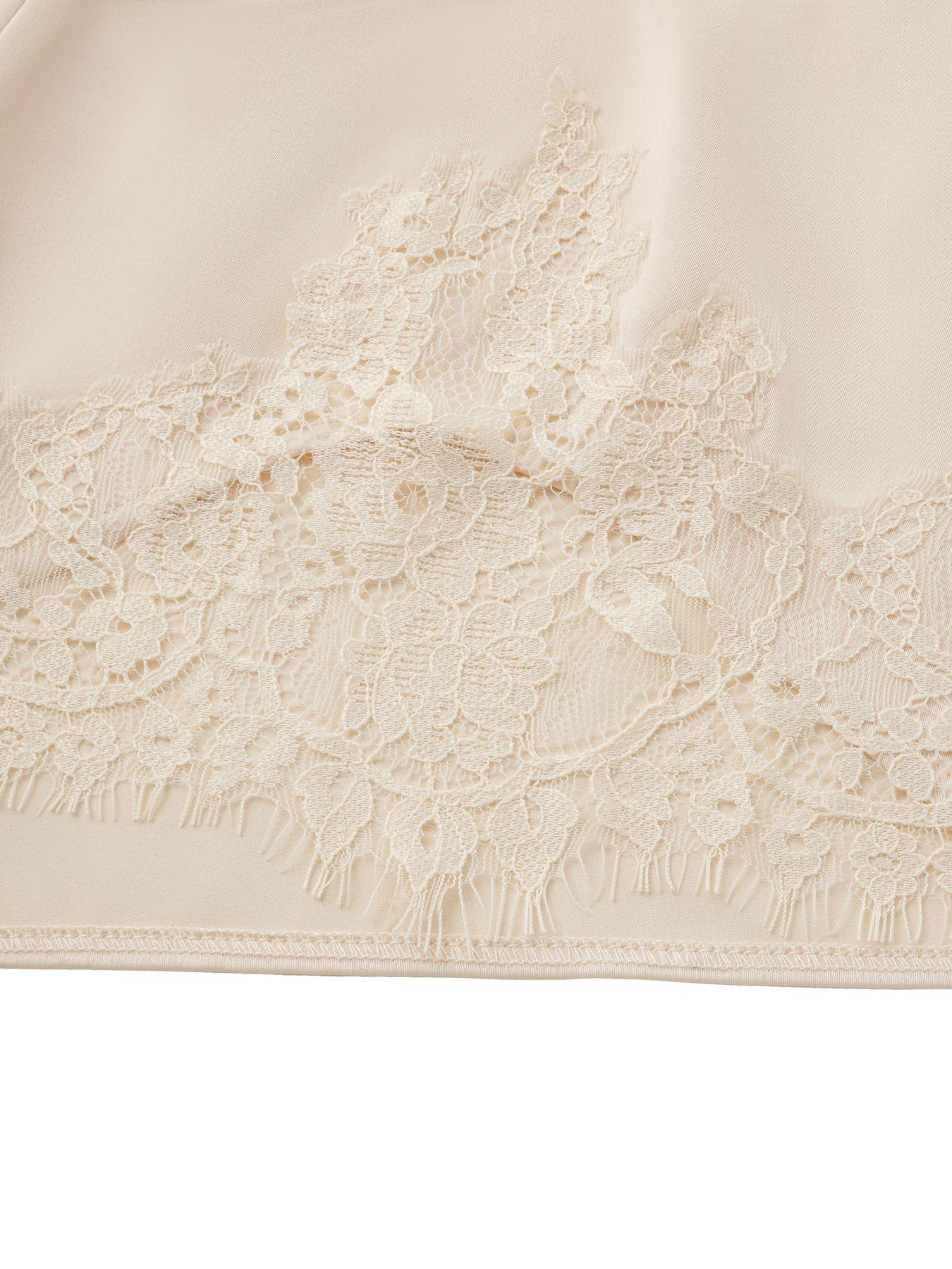 Women's Satin Silk Lace Shorts, Mid-Waist Mini Skirt, Luxurious Party Dress, French Style, Fashion Versatile Pants