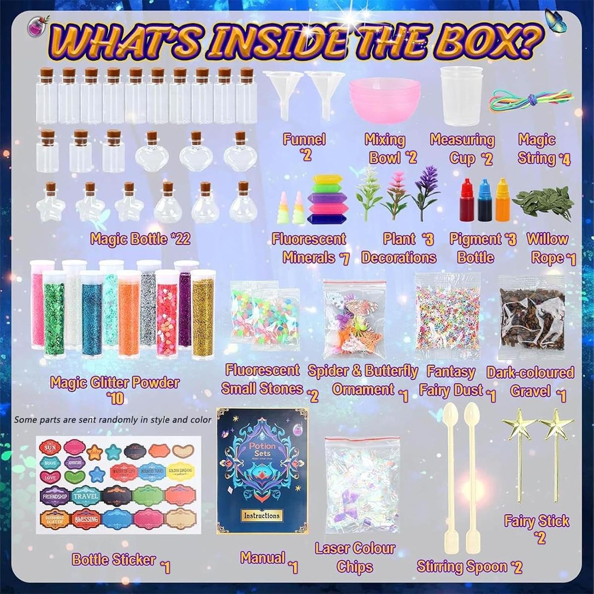 Magic Potion Craft Kit, Stem Educational Toy, Develop Hand Skills, Stimulate Creativity & Imagination, Suitable for Ages 6+