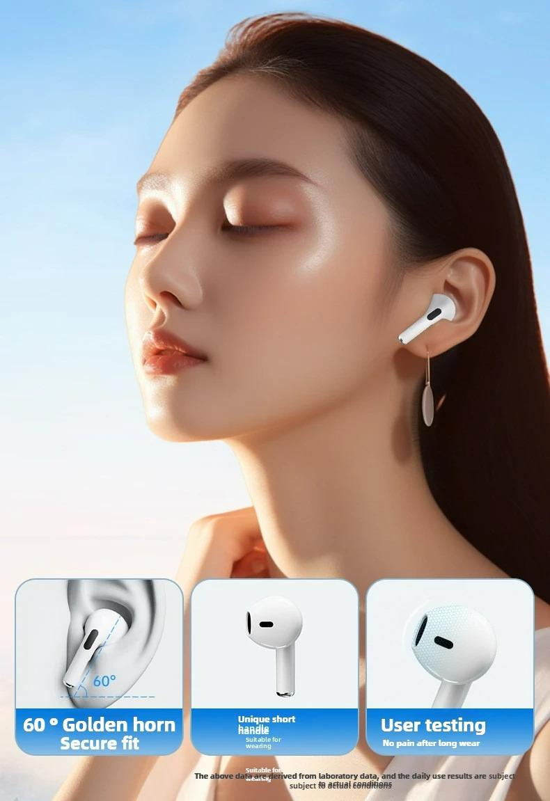 TWS Bluetooth 5.3 Wireless Earbuds In-Ear Earphones for Sports Gaming Office Work