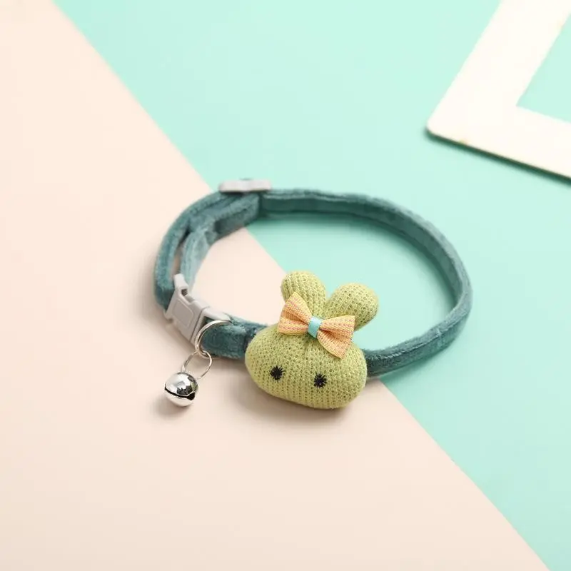 New Fashion Pet Collar with Bell, Suitable for Puppies and Kittens, Fits All Breeds, Small Size, Dogs & Cats Accessories