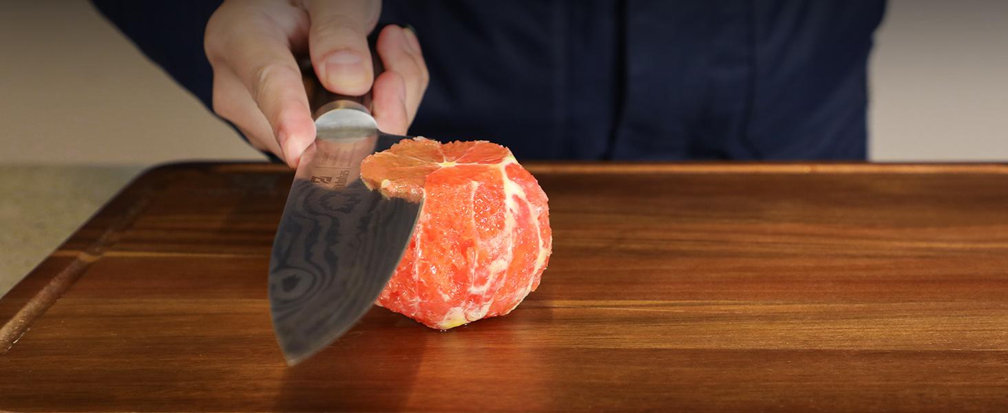 【TikTokShopJumpstart】Kitchen Knife Sets for Kitchen with Block, 17 Pieces with Magnetic Knife Holder, German High Carbon Stainless Steel Damascus Pattern Chef Knives Set with Sharpener, Steak Knives Valentines Day Gift