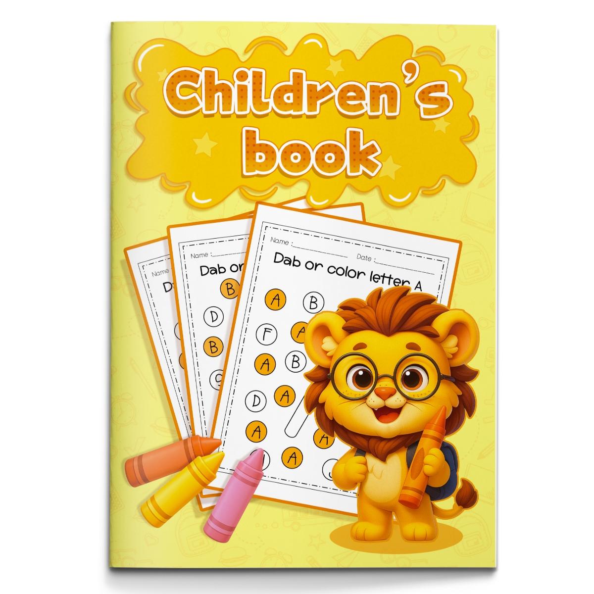 Kids’ Alphabet Handwriting Practice Book – Learn Uppercase and Lowercase Letters, Trace ABCs, Improve Pencil Control to Build Early Literacy Skills for Preschool, Pre-K, Kindergarten and Home Learning