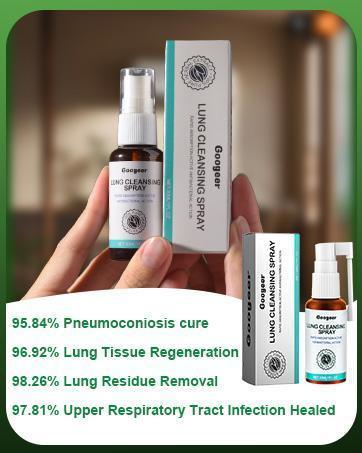 Herbal Lung Cleansing Breath Spray-Lung Detox for Smokers,Mullein Leaf Extract Mucus Relief for Lungs,Lung Detox and Lung Cleanse,Respiratory Support(2 PCS)