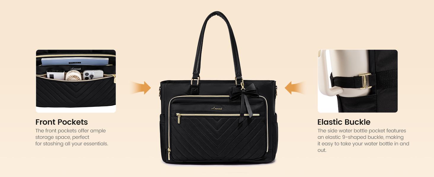 LOVEVOOK Lunch Tote Bag for Women,15.6 Inch&17.3 Inch Large Capacity Work Bag with Laptop Compartment, Teacher Tote Bag with Zipper, Handbag Insulated Bag Leakproof for Nurse, Office, College,SpringStatements LOVEVOOK Lunch Tote Bag for Women,15.6 Inch&17.3 Inch Large Capacity Work Bag with Laptop Compartment, Teacher Tote Bag with Zipper, Handbag Insulated Bag Leakproof for Nurse, Office, College,SpringStatements