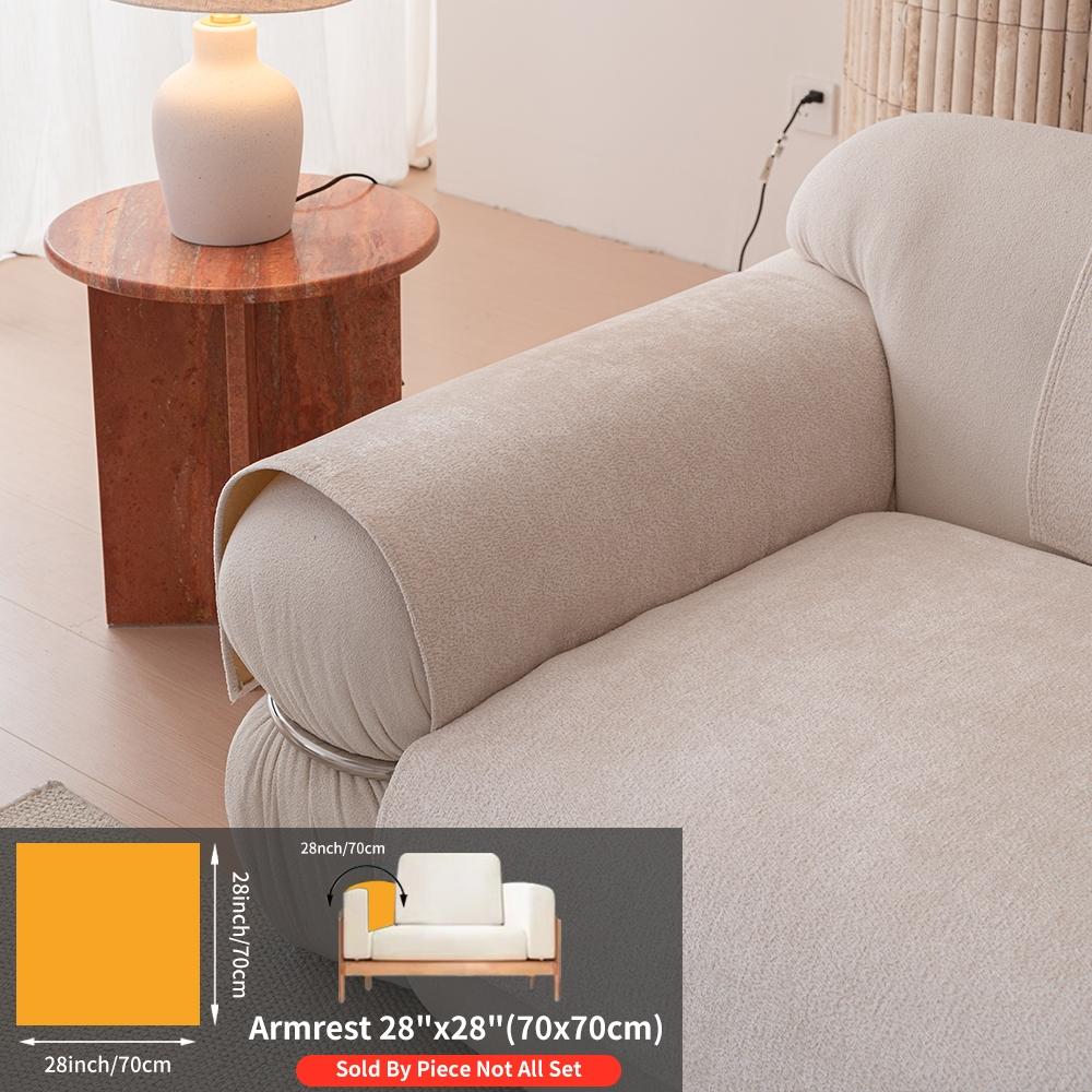 Anti-Slip Durable Sofa Cushion, Washable Pet Protection Cover, Soft Sofa Protector, Dustproof for Living Room and Office, Easy to Clean Cat Scratch Resistant