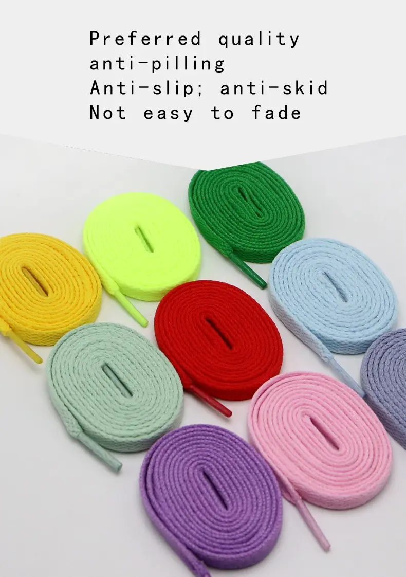 Flat Shoelaces, Ladder Laces, Round Toe Laces for Casual Shoes, Sports Shoes, Skateboard Shoes, Basketball Shoes, Canvas Shoes, Hiking Shoes, Leather Shoes, Sneaker, Laces for Sneakers
