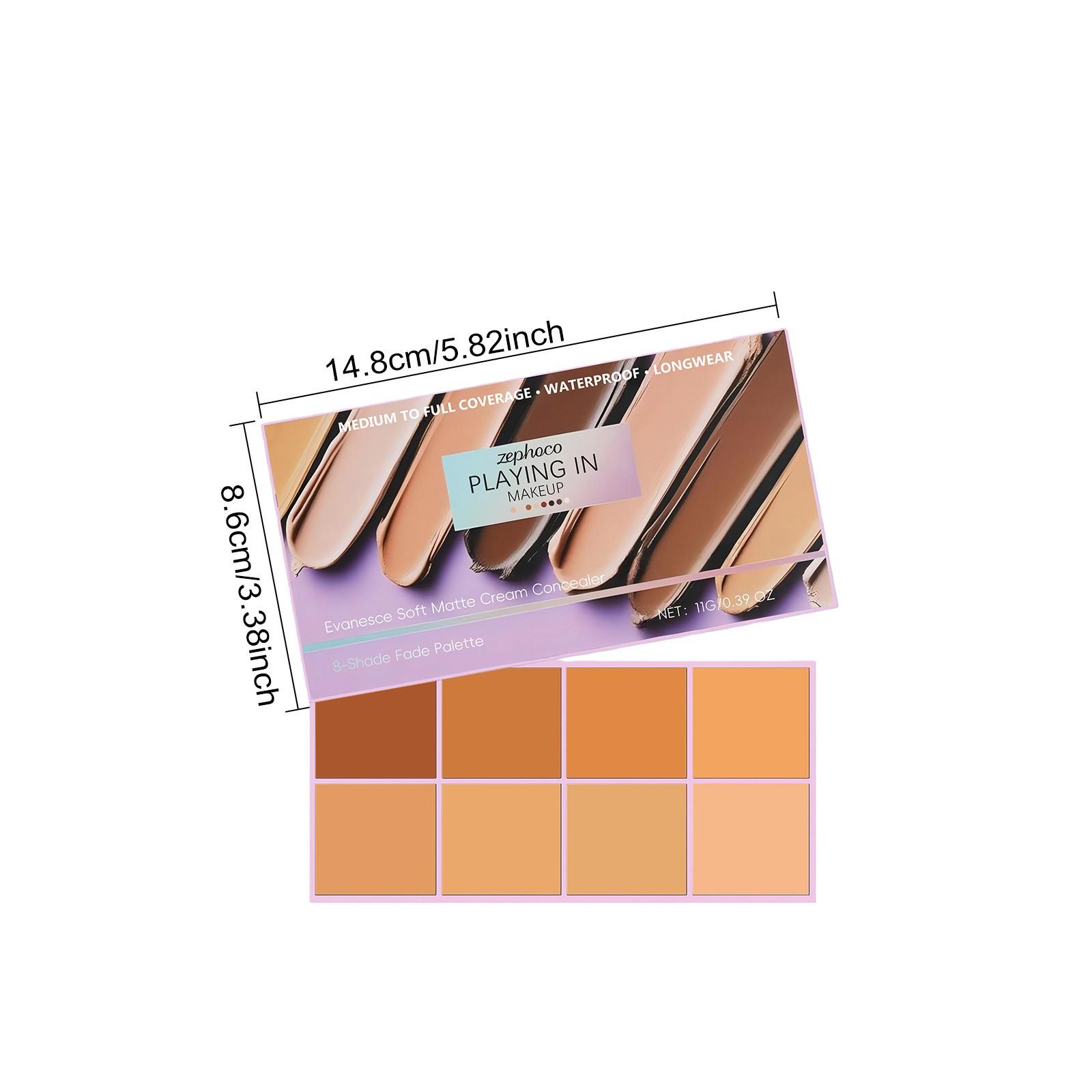 zephoco Matte Cream Concealer (Medium Shade), Long-Lasting Flawless Coverage Natural Matte Finish Concealing Cream, Matte Makeup Finish zephoco Matte Cream Concealer (Medium Shade), Long-Lasting Flawless Coverage Natural Matte Finish Concealing Cream, Matte Makeup Finish