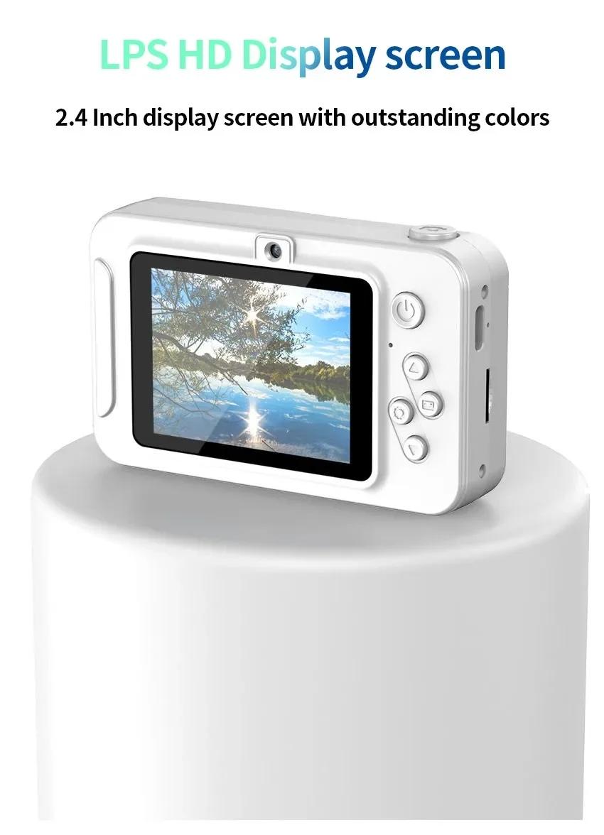 4K Digital Camera 44m Campus Mini, High Definition High Pixel, Small Student Party, Entry Level Portable Card Machine, Travel