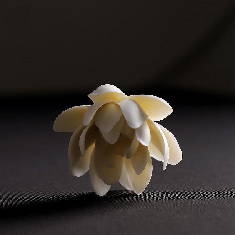 Handmade Lotus Incense Holder, Ceramic Material, Elegant Design, Ideal Home and Office Decor, Enhances Holiday Atmosphere