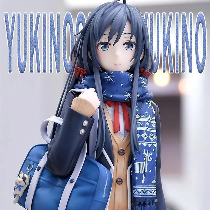 2026 Hot selling toys My Teen Romantic Comedy Snafu Yukinoshita Yukino Anime Pretty Girl Standing Figure Fashion Desktop Decor Cute Toy Surprise Gifts Internet-famous toy