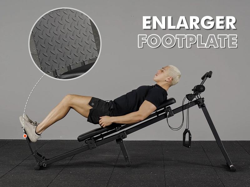 Total Home Gym with Detachable Footplate,Swing Attachment and Weight Holder,Versatile Total Body Training Machine for Home Gym Workout