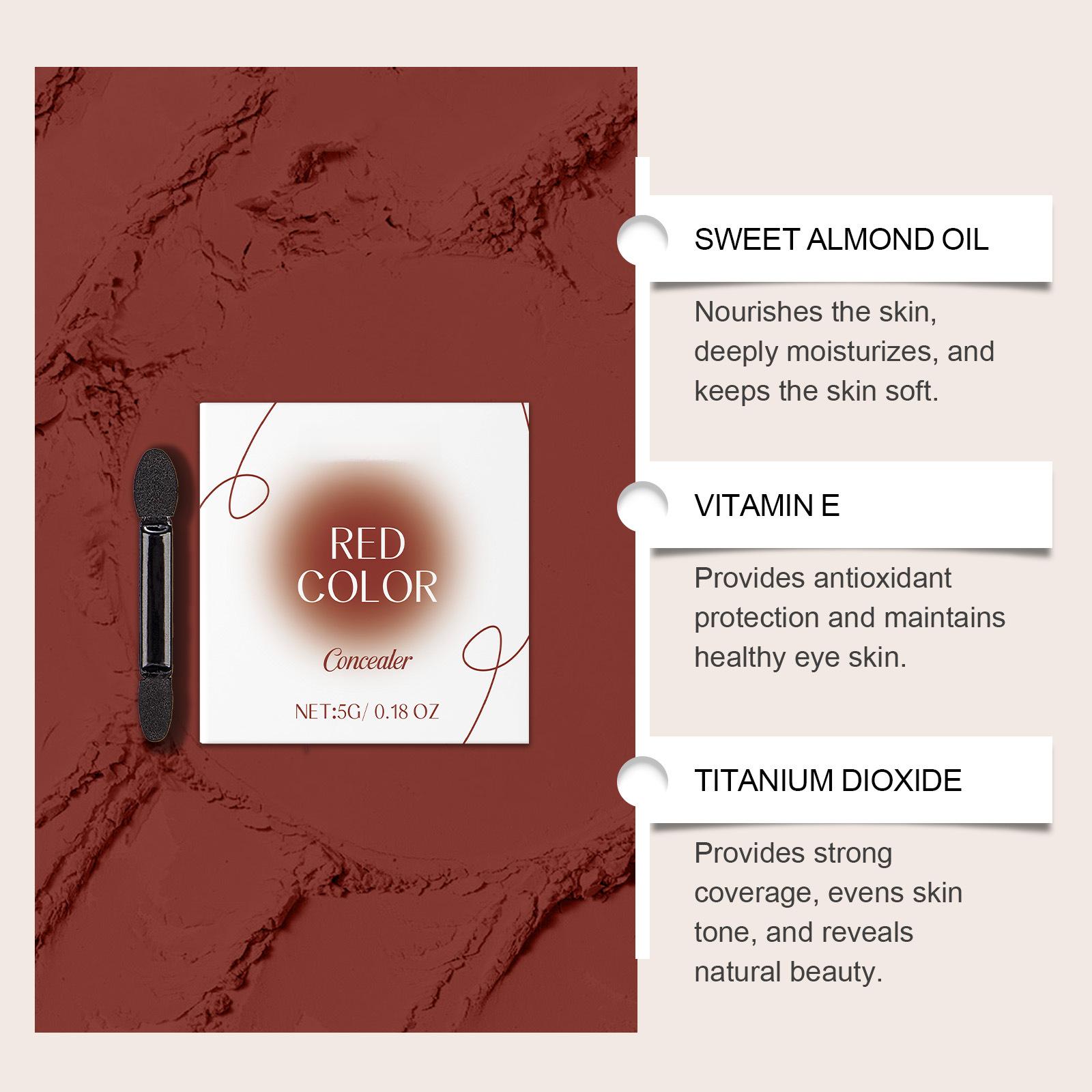 Corrective cream: lightweight texture, adheres well, long-lasting, clear and transparent, corrects skin imperfections, adds radiance