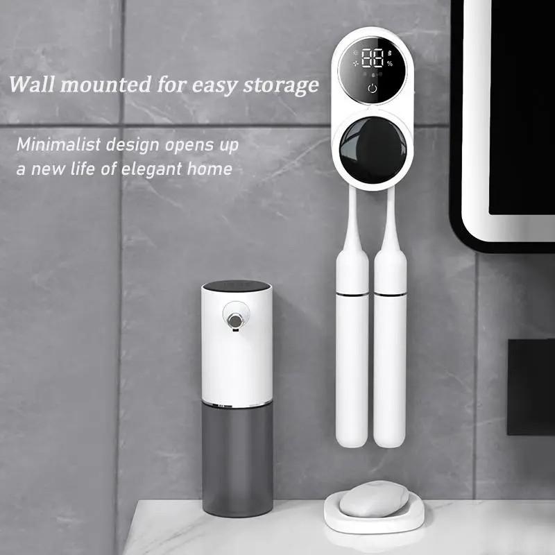 Smart Toothbrush Holder, USB Charging Toothbrush Disinfector, UV Toothbrush Sanitizer, Automatic Sensor Brush Rack, Personal Care Accessories