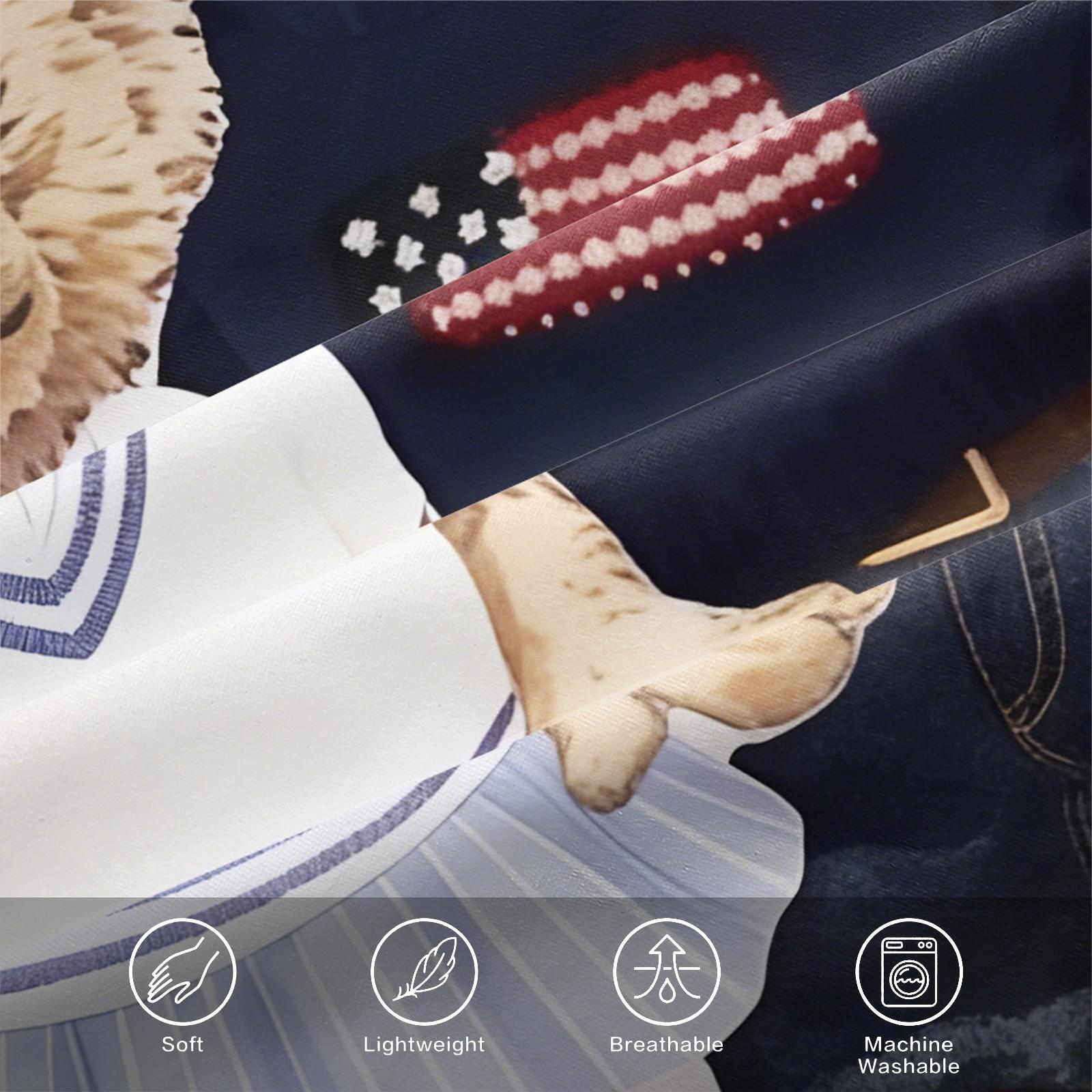 Teddy Bear Flower Pattern Bed Sheet, Comfortable Printed Pattern, Includes 1 Bed Sheet and 2 Pillowcases, Comfortable Bedding, Non slip Dust Cover Suitable for Bedroom and Guest Room, Suitable for Adult Gifts