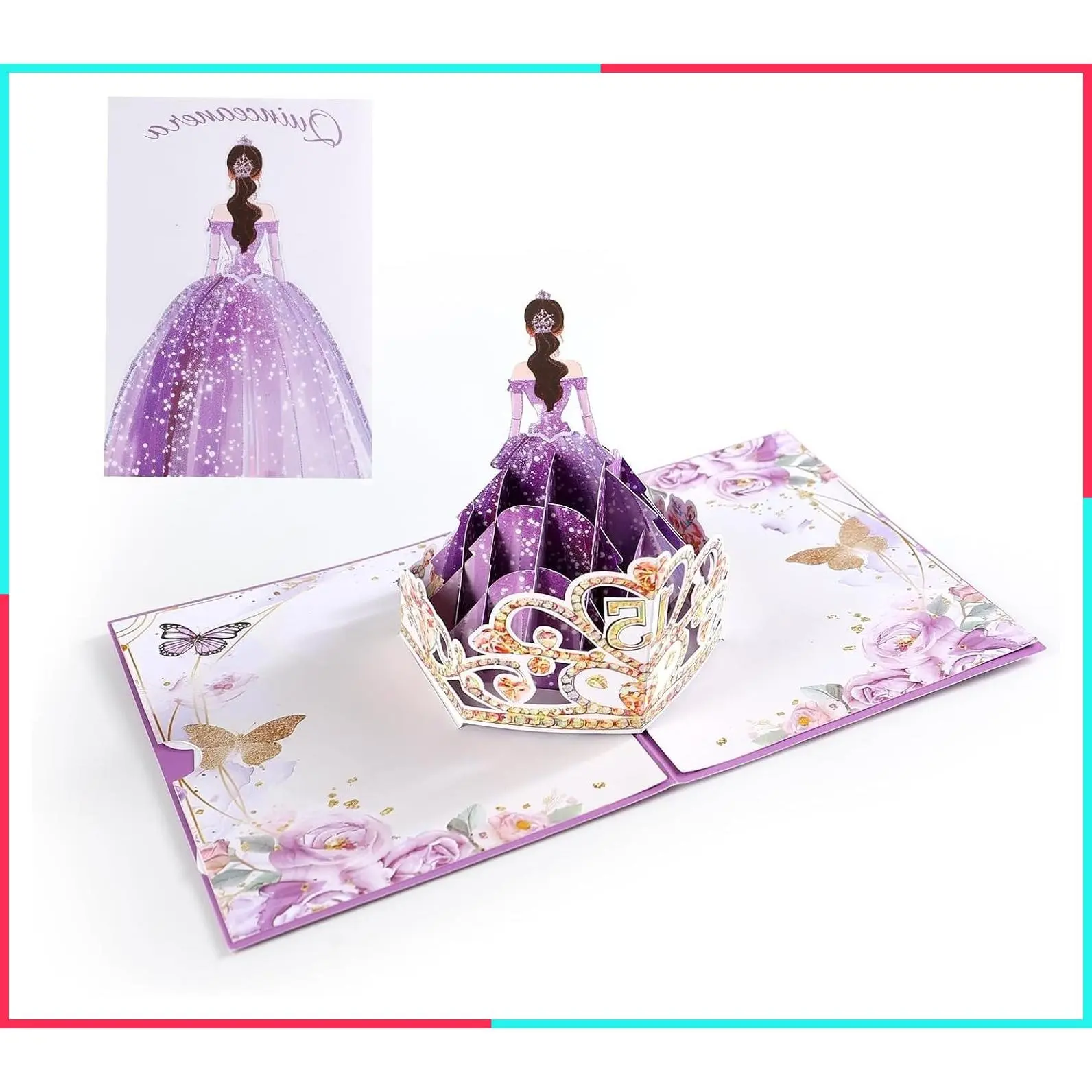 Quinceanera 15th Birthday Card, Tarjetas Para 15 Años Quinceañeras, Numero 15 Centro De Mesa Decoracion Para 15 Años Quinceañeras