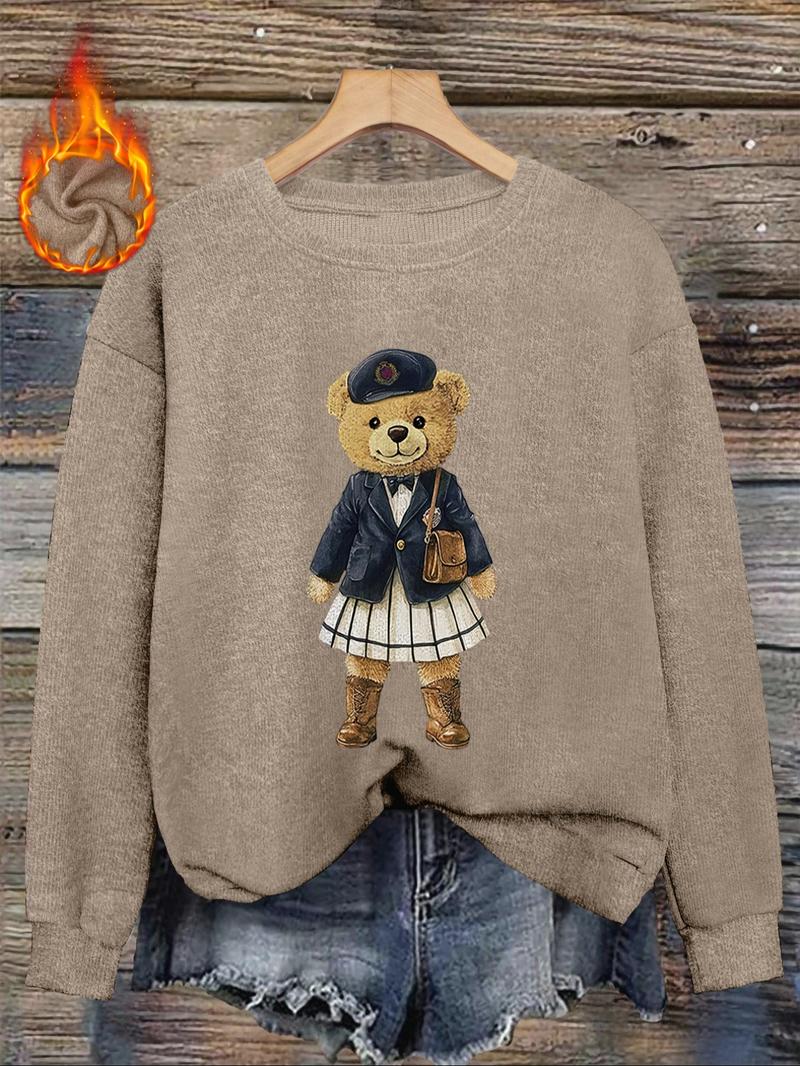 Women's Casual Fitted Round Neck Sweater, Heart Pattern Design, Comfortable Knitwear for Fall & Winter Seasons, Stylish Daily Wear