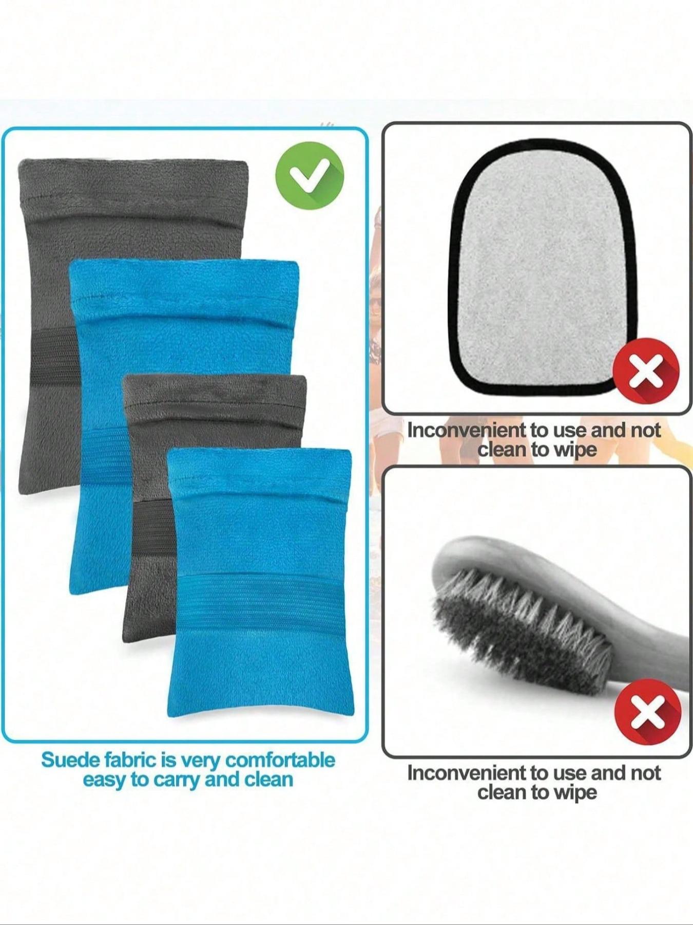 Summer Beach Essentials - Sandproof Beach Bag, Two Size Options, Camping Tools, Soft and Fine, Good Sand Removal, Reusable, Includes Beach Brush and De-Sander