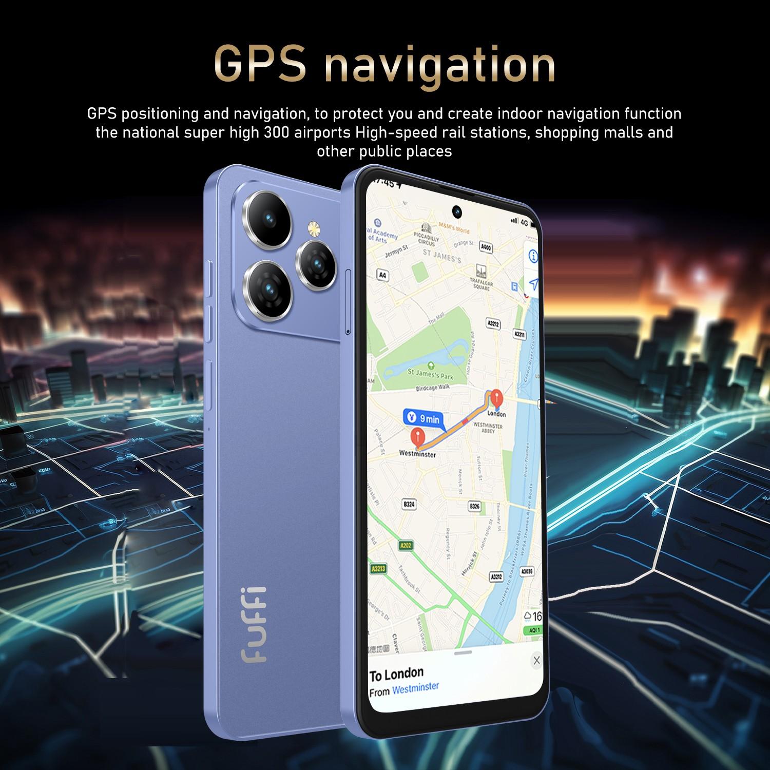 Fuffi M17 Pro Smartphone, 6.56-Inch HD Screen, 3GB RAM 32GB ROM, Global 4G Network, 3100mAh Battery, Dual SIM, 2MP Camera, Android 12, Dual Sim Smartphones