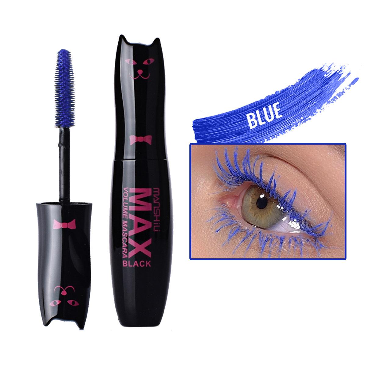Manshili Cat Mascara Color Curled Mascara