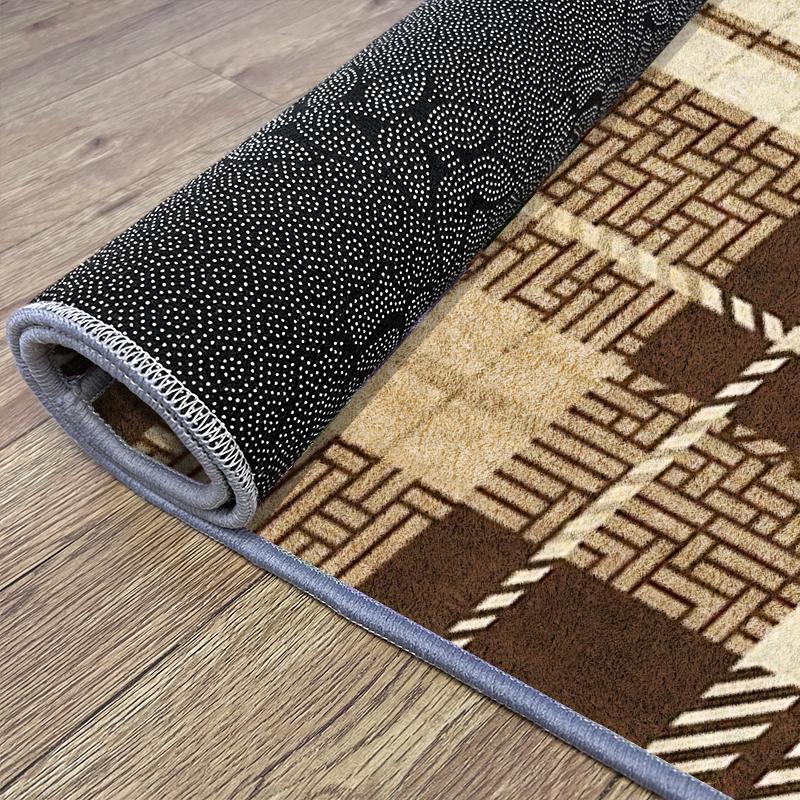 Retro Brown Plaid Non-slip Entry Doormat outdoorfun