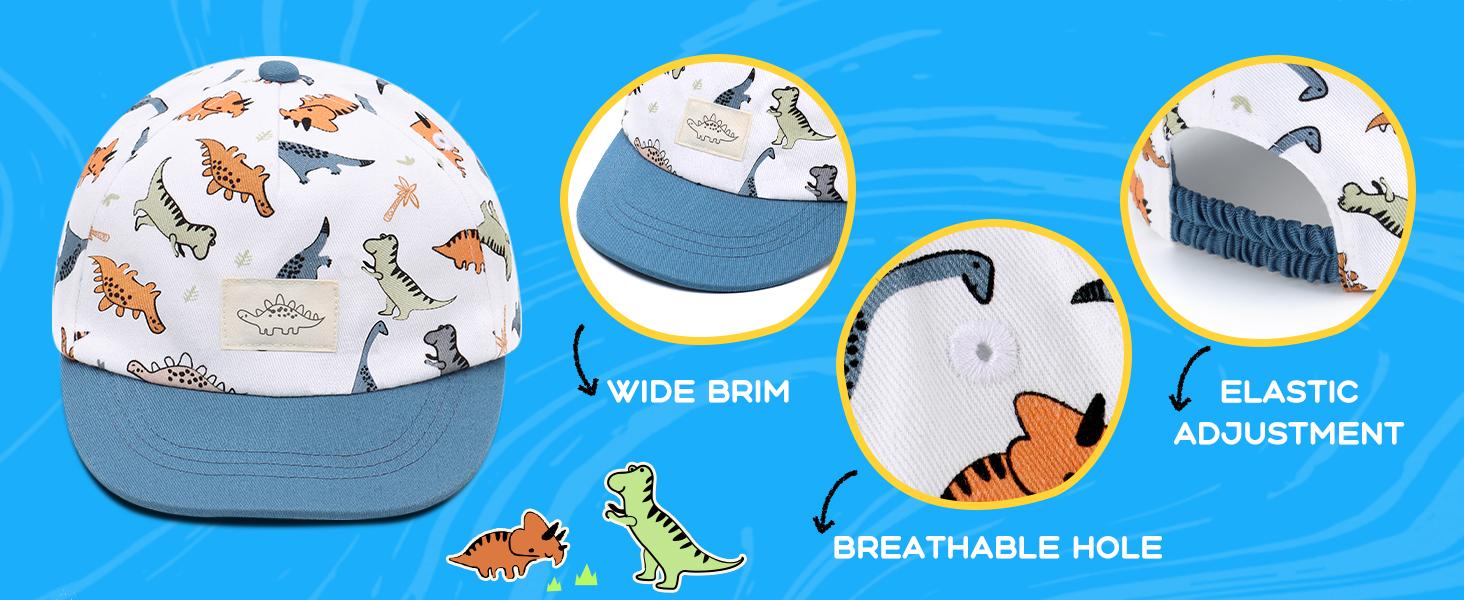 Toddler Baby Baseball hat Infant Baseball Cap Soft Polyester Snapback hat Boys