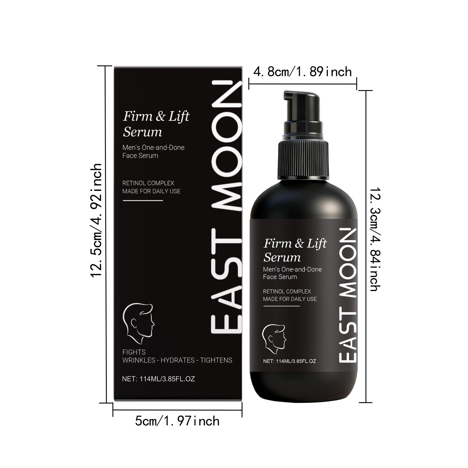 East Moon Men's Facial Hydrating Essence, Gentle Moisturizing Serum, Daily Use for Soft and Smooth Skin, Nourishing Face Care