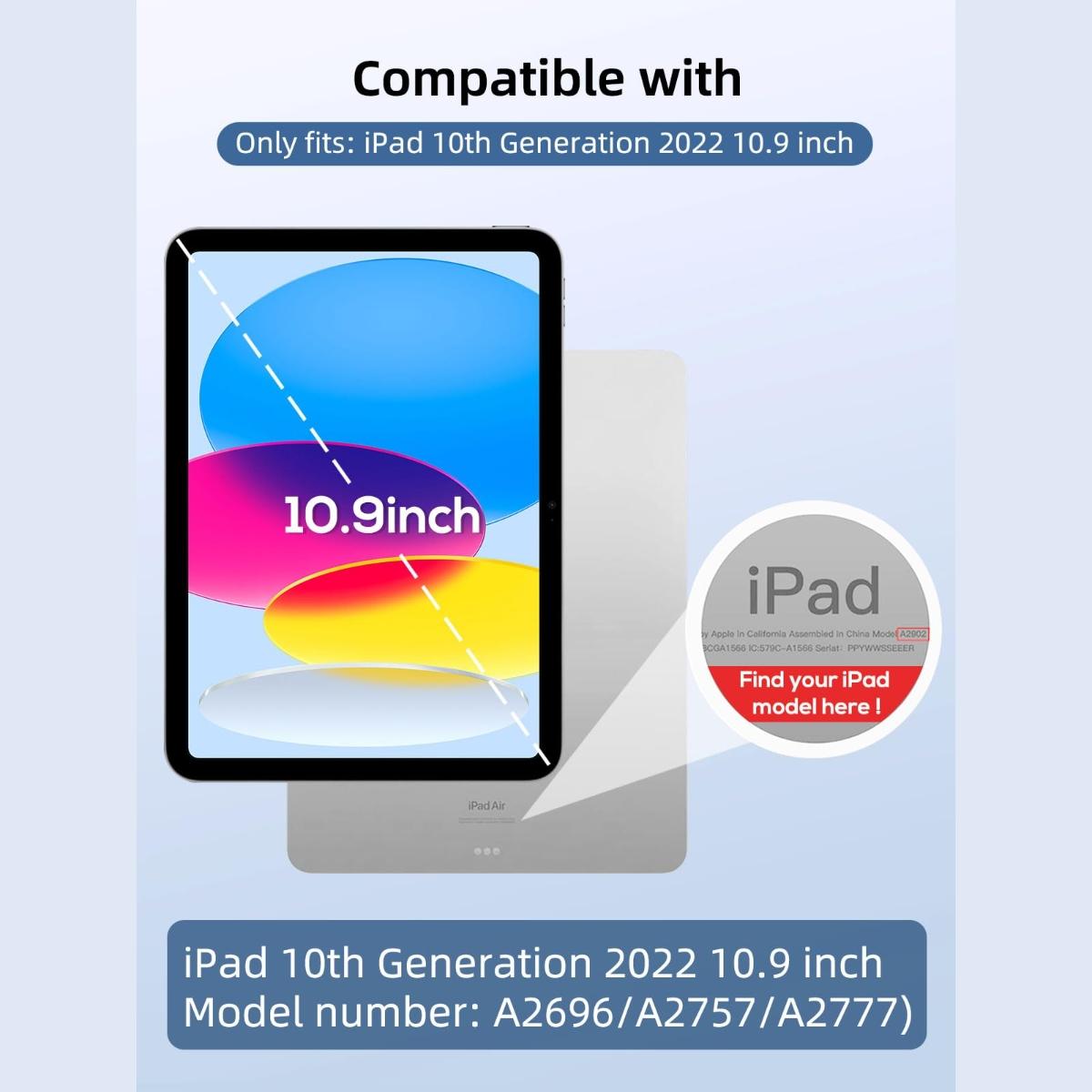 2/3 Pack Paperfeel Screen Protector for iPad Air/Pro/Mini 8/11 Inch Display 2018/2022/2024,Soft PET Film for Apple iPad ,High Clear Touch Sensitivity