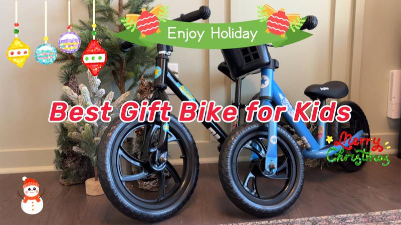 JOYSTAR 12/14 Inch Kids Balance Bike 18months-5 Years Old Lightweight Toddler Balance Bikes Handlebar Basket Doll Seat boy girl