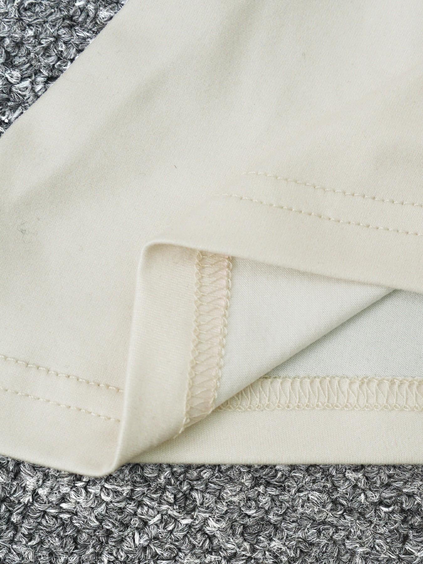 Fashionable Casual Women's Letter and Number Printed Loose Comfortable Round Neck T-Shirt, Ideal for Relaxed Daily