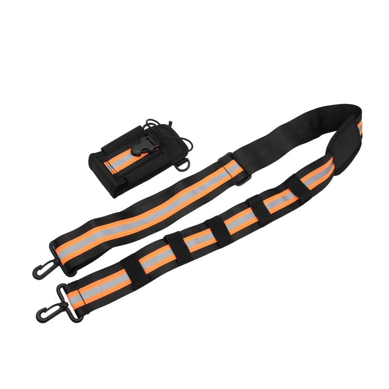 Firefighting Tactical Shoulder Strap Harness, Rescue Team Walkie Talkie Backpack, Universal Adjustable Shoulder Strap Radio Pouch, Walkie Talkie Holster For Portable Radio Holder protect Case