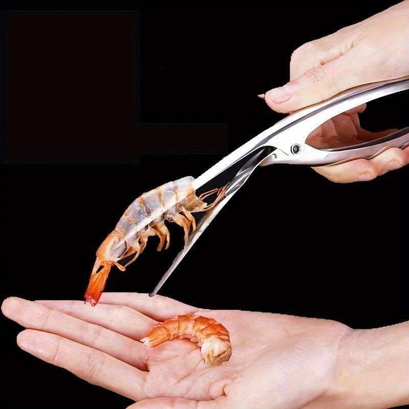 Stainless Steel Shrimp Peeler Multifunctional Shrimp Deveining Tool Shrimp Cleaner ShrimpThread Knife Shell Peeler Kitchen Tool