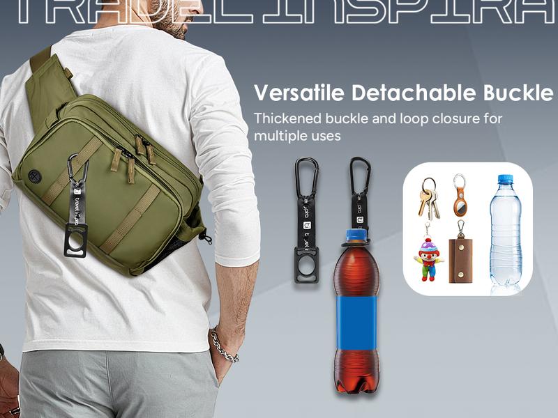 travel inspira Waist Pack Bag Fanny Pack for Men&Women Hip Bum Bag with Adjustable Strap for Outdoors