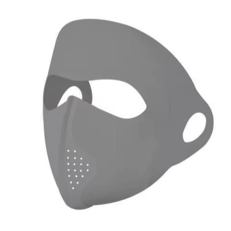 New Hyaluronic Acid Breathable Ice Silk Mask Anti-UV Traceless Riding Face Mask Sunscreen Mask Unisex UPF50+