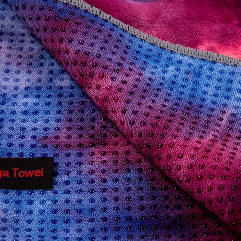 Non-Slip Yoga Mat Towel - Super Absorbent Quick Dry Microfiber Towel for Hot Yoga Pilates Gym Outdoor and Fitness Training, Sweat Absorbing Sports Towel with Storage Bag, Portable Fitness Essential Gift