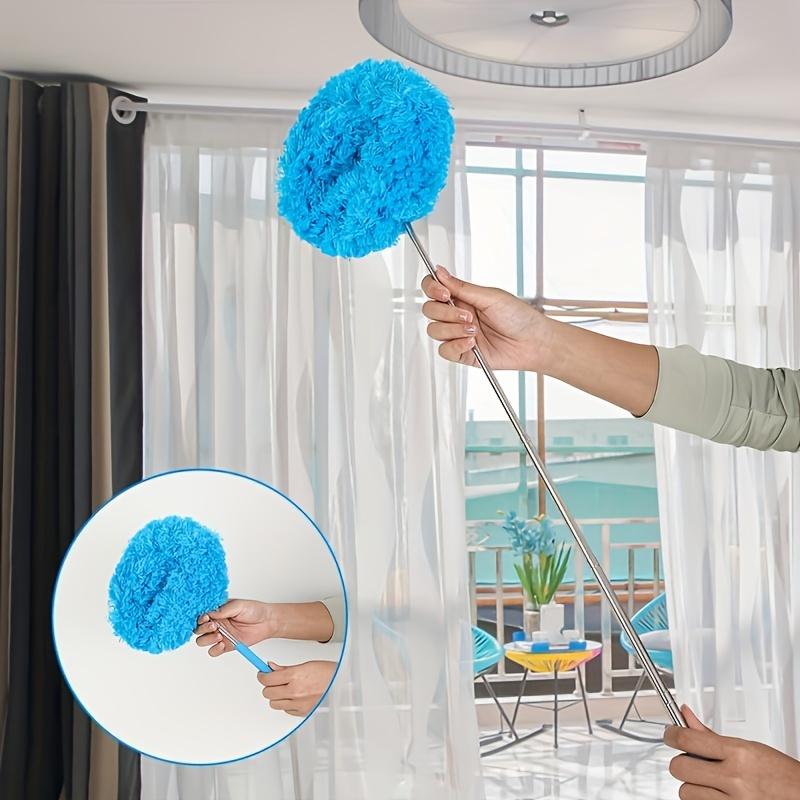Ceiling Fan Duster Washable Microfiber Duster Blue Green Pink Versatile Cleaning Kit for RVs & Home Use Effortless Professional Ceiling Fan Cleaning
