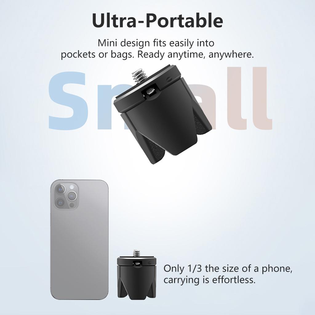 For DJI Pocket 2/3 Desktop Metal Mini Tripod Base For Osmo Eye Accessories Pocket Camera Stand