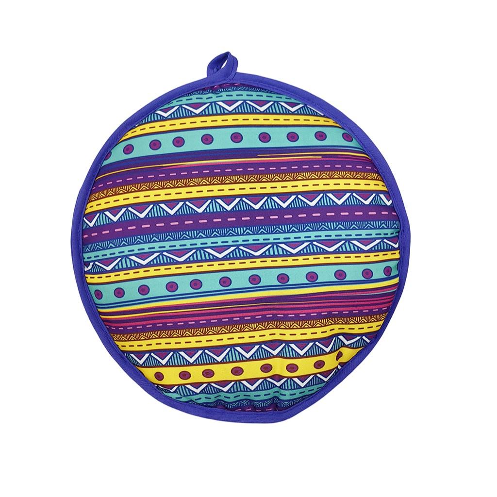 1pcs Mexican Thickened Corn Tortilla Insulated Bag, Pure Cotton Round Bread Carrier, Home Use Takeout Bag, Cross-Border Food Storage