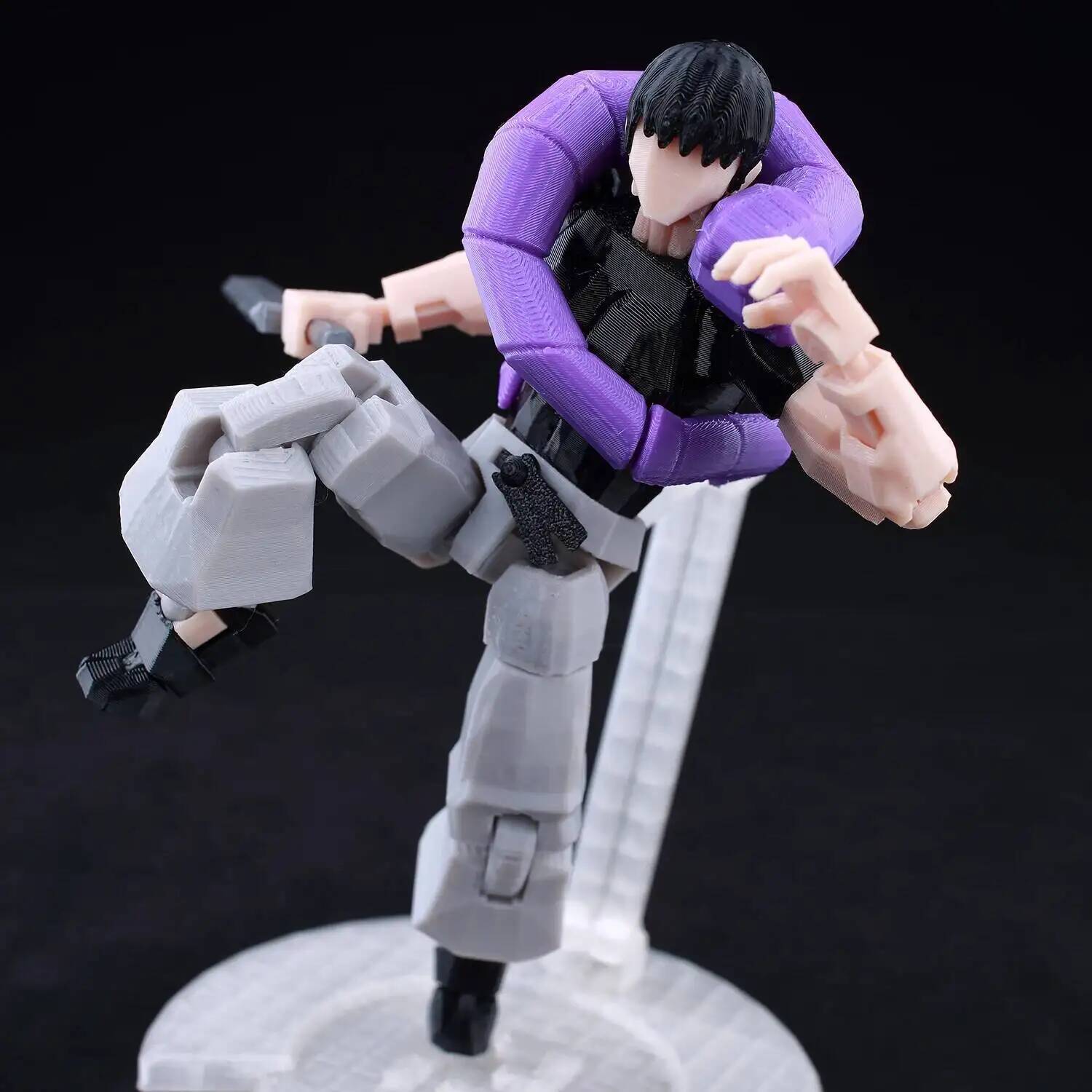 ​9L3D Lucky13 Gojo Sukuna Jujutsu Fushiguro Toji Gojo Satoru Action Figure Dummy13 T13 Multi-Jointed Collectible Toys Titan13