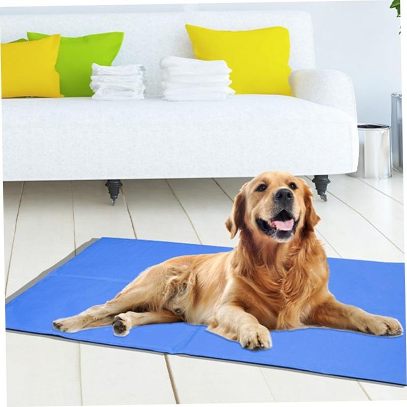 Summer Pet Cooling Mat for Dogs and Cats, Nonskid Breathable Cooling Pad 40x50cm, Sturdy Chew-Resistant Indoor Sleeping Cushion for Home and Travel