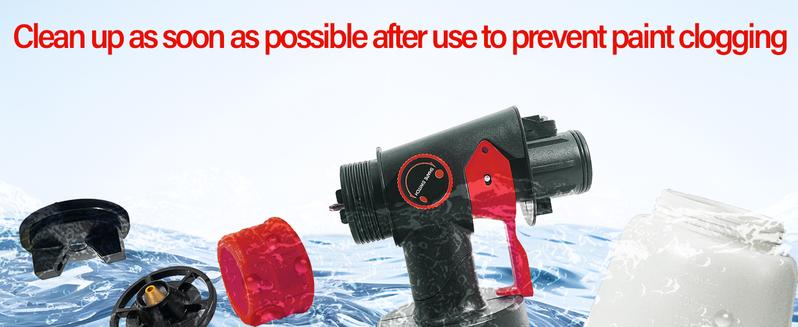 Cordless Paint Sprayer for Milwaukee M18 18V Battery,Airless Electric HVLP Spray Paint Gun Tools for House Painting/Home Interior and Exterior/Wood/Walls/Furniture/Fence/Door(No Battery) Portable Garden