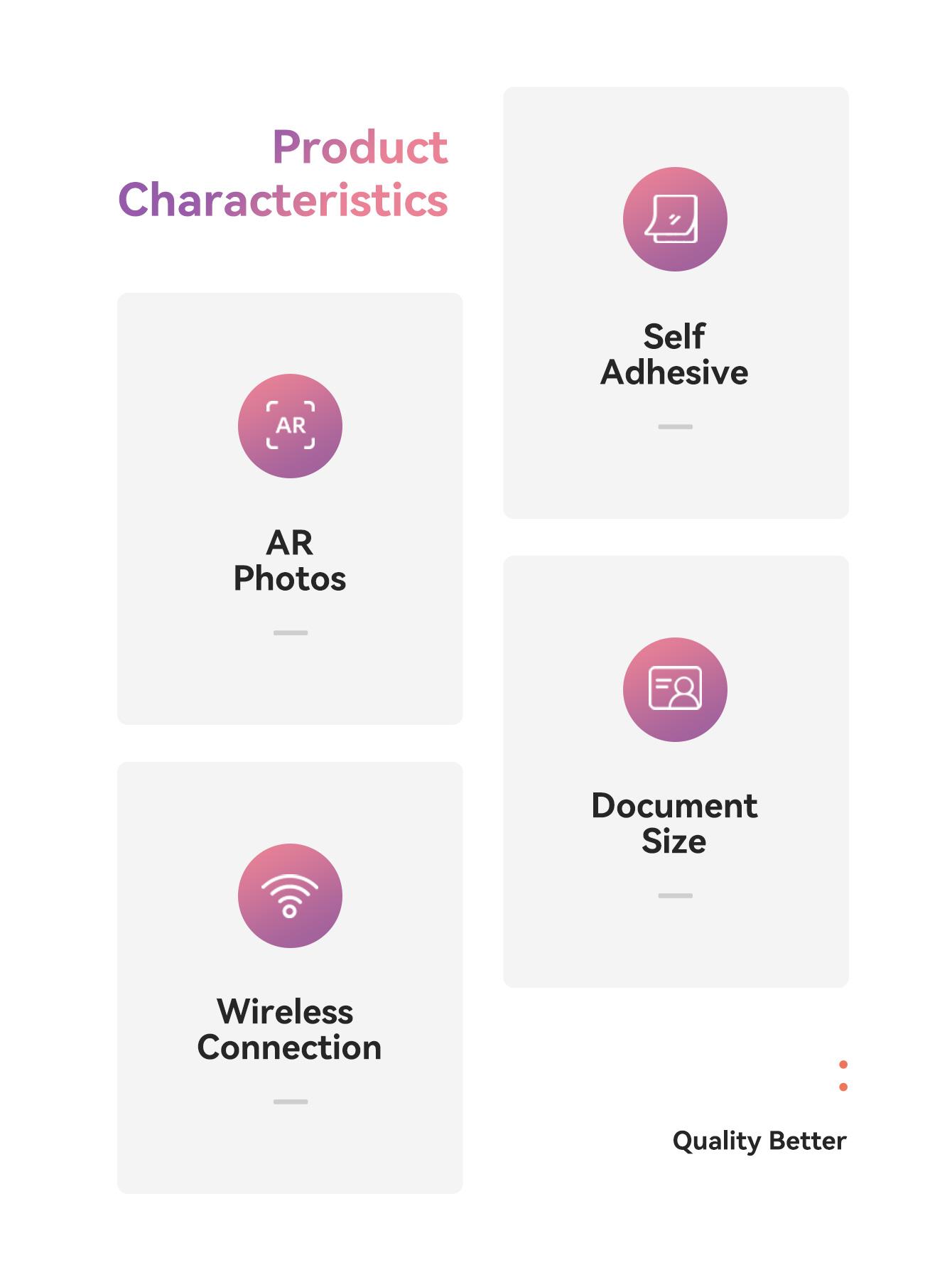 HPRT MT53 Mini Photo Printer + 50 Sheets 2x3" Self-Adhesive Paper, Wireless Bluetooth Printer for iPhone & Android, Instant Portable Sticker Printer for DIY, Scrapbooking, & Photo Printing