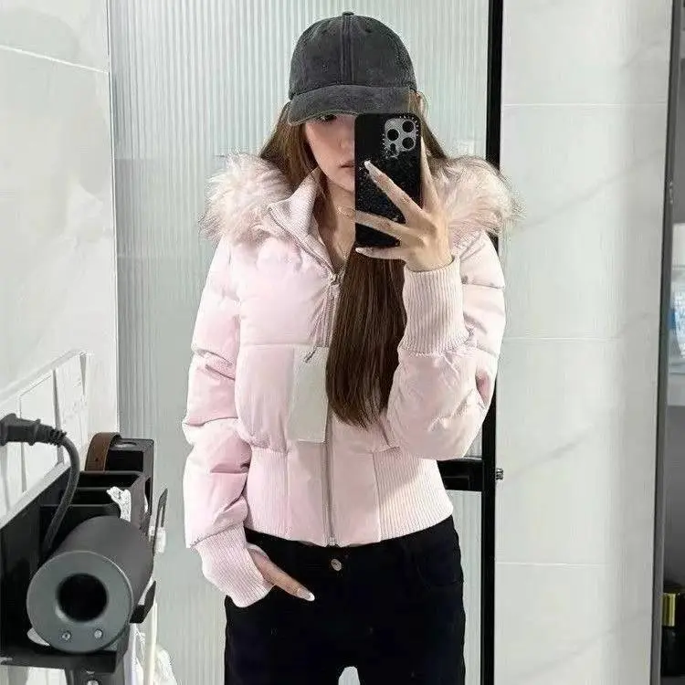 Autumn Winter Fur Hooded Woman Zipper Casual Long Sleeve Coat Outwear Fashion Warm Jackets Coat Outerwear Chic