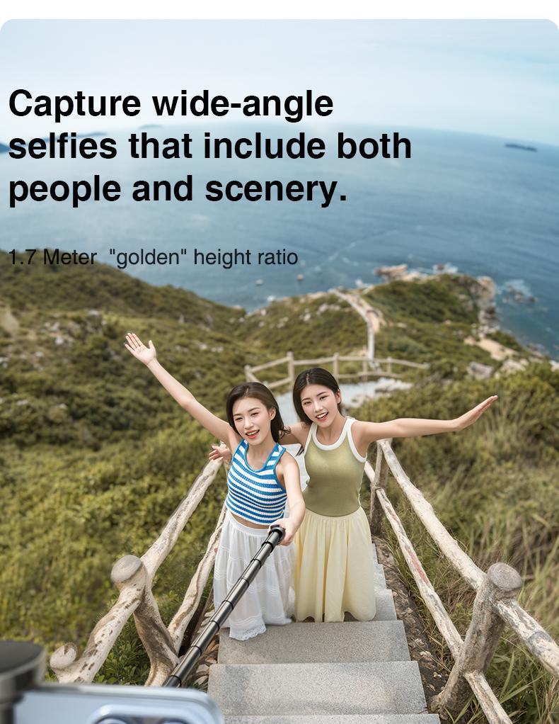 Oroms 67"Portable Selfie Stick Tripod with Remote，One Click Open, Wireless Remote Included.FOR Cellphone. Smartphone Camera Accessories Camera Stand