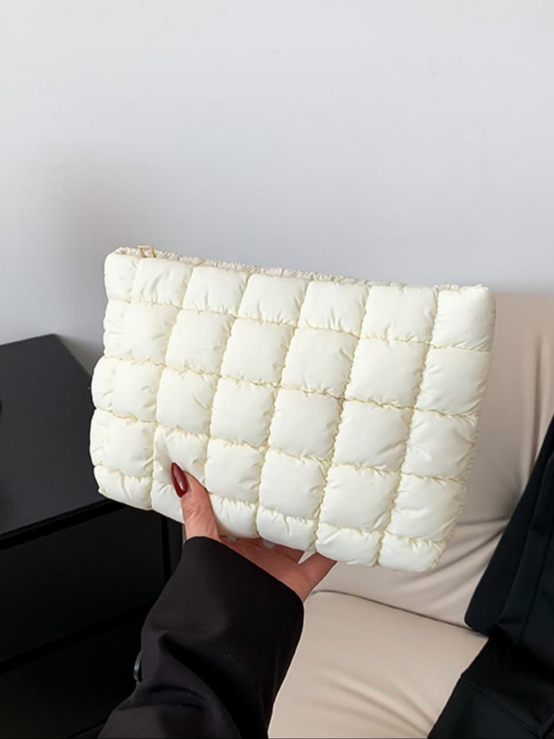 Women's Oversized Zippered Travel Storage Bag, Plain Design Handbag for Ladies & Girls, All-Season Casual Carryall