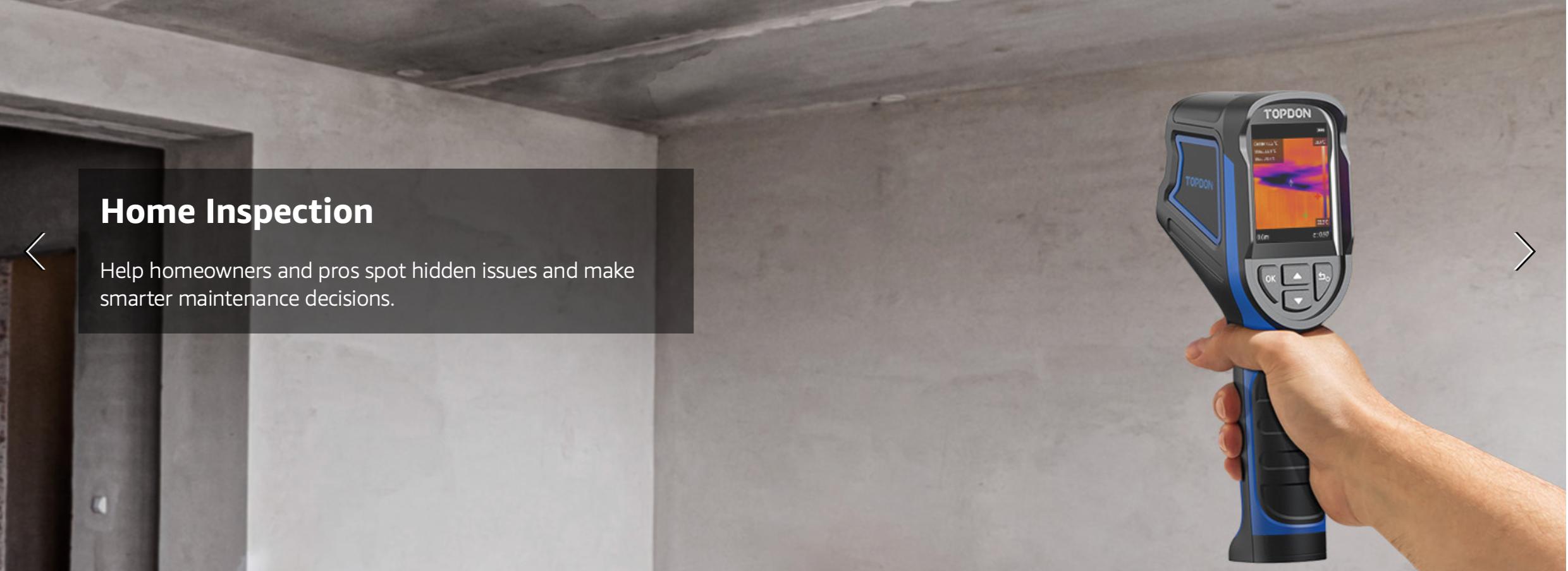 TOPDON TC004 Mini Handheld Thermal Imaging Camera, 240 x 240 TISR Resolution, -4°F to 842°F, 15-Hour Battery Life, 128 x 128 IR Resolution, 25Hz Infrared Camera