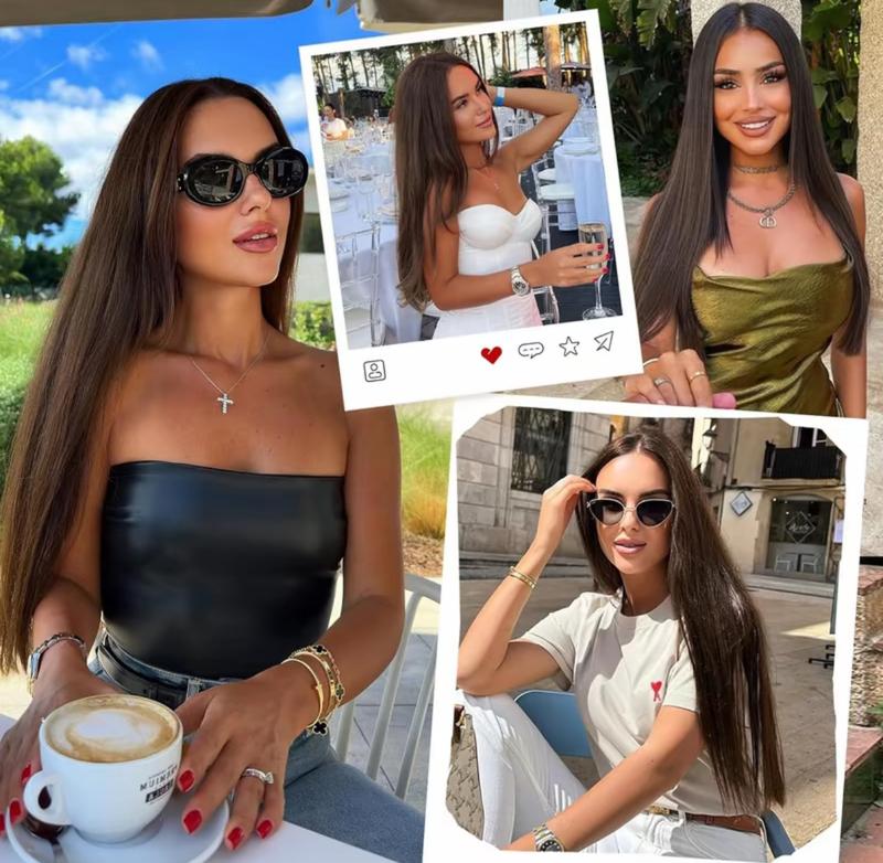 [AISI HAIR] 5X7 Synthetic  Lace Front Wig  ,Straight HD Lace Wigs 22 Inch Long Brown Wig Pre-Plucked Synthetic Wigs For Women