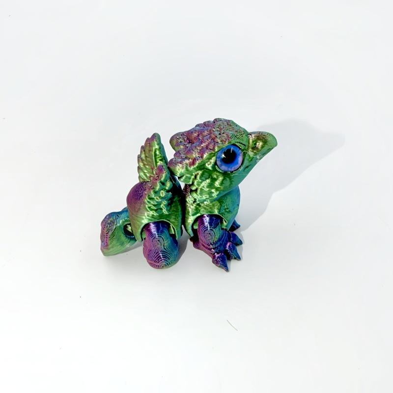 3D Printed Toy Griffin Wings Small Animal Jointed Simulation Fun Ornament Creative Handmade Model, Unique Collectible Decorative Piece
