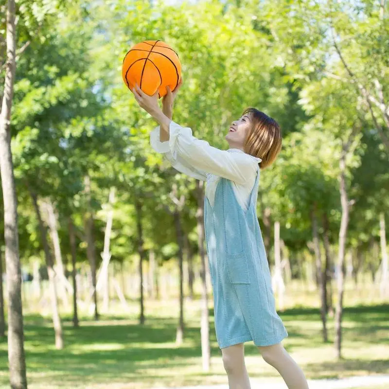 Creative Spherical Cushion Simulated Football Cushion Basketball Plush Toy Doll Giving Children Gifts Family Fun Ornaments